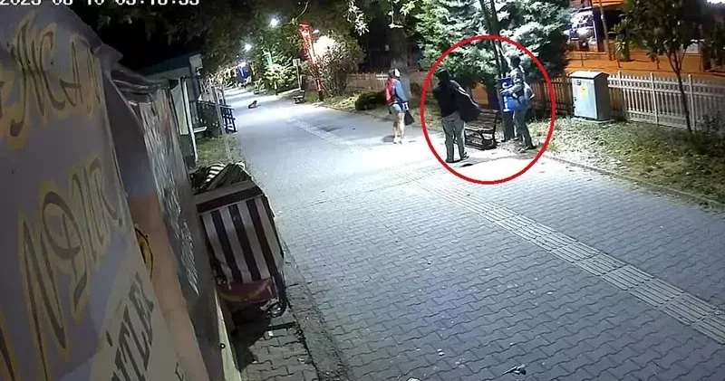 Aydınlatma direklerindeki LED ışıkları söküp, 300 bin TL lik zarar verdi: o anlar kamerada