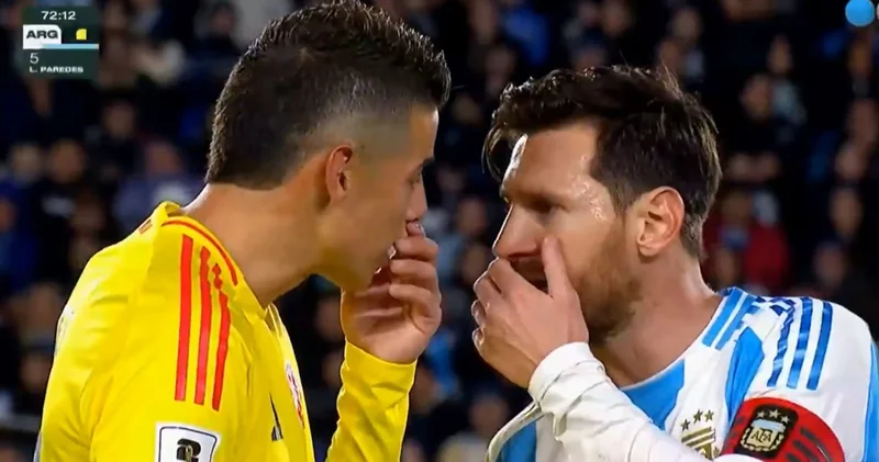 Messi nin James Rodriguez e öfkesi: Çok konuşuyorsun!