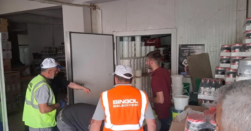 Bingöl de, etiketsiz ve tarihi geçmiş ürünlere 126 bin lira ceza