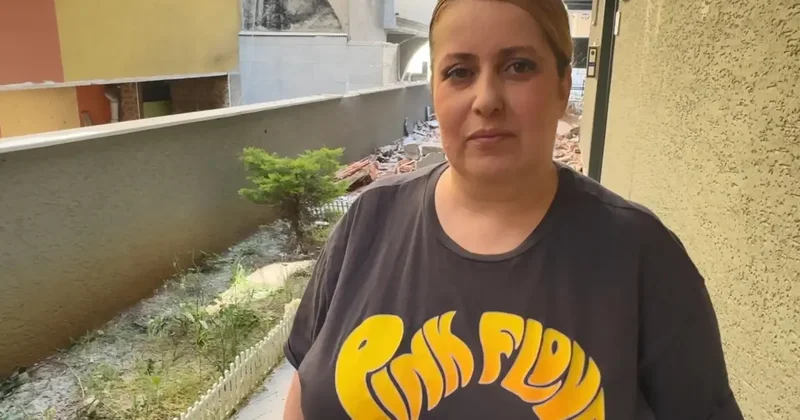 Avcılar da Beton Blok Düşmesi Korkuttu
