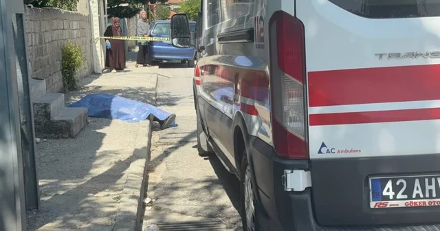 Kaldırımda cesedi bulundu Konya Haberleri