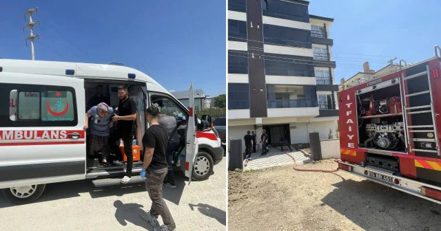 Bolu da komşusunun evinde çıkan yangını söndüren kadın dumandan etkilendi Aktüel Haberleri