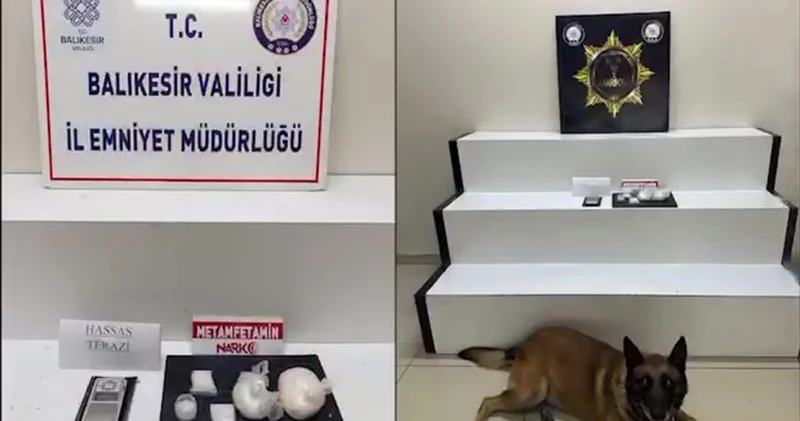 Burhaniye’de uyuşturucu operasyonu: 238 gram metamfetamin ele geçirildi