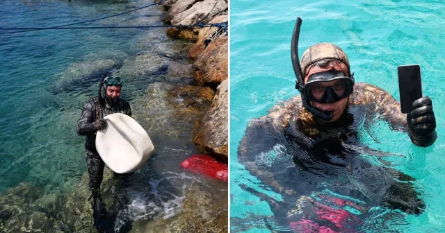 Bodrum da dalgıçlar deniz dibi temizliği yaptı Aktüel Haberleri
