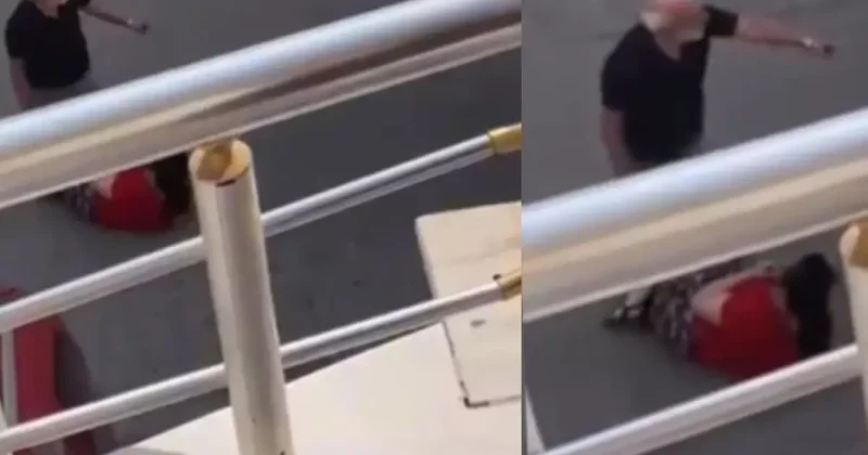 Bıçakla rehin alınan kadın kurtarıldı