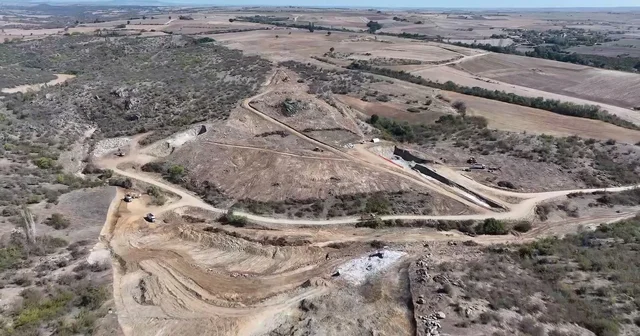 Edirne Çömlekköy Barajı nda çalışmalar sürüyor Edirne Haberleri