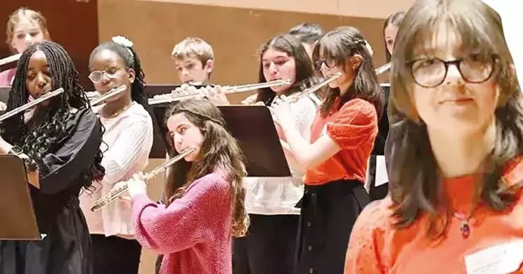 Zeynep’in flütle büyük başarısı