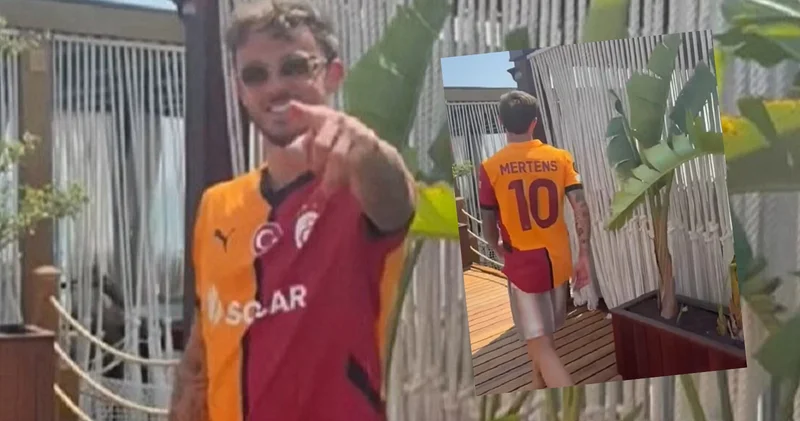 Premier Lig yıldızı Galatasaray formasıyla paylaşım yaptı