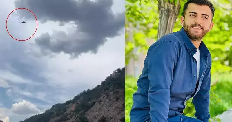 Gabar Dağı nda düşüp yaralandı, askeri helikopterle alındı