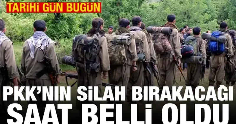 Son dakika haberi! Terör örgütü PKK silah bırakmaya başladı