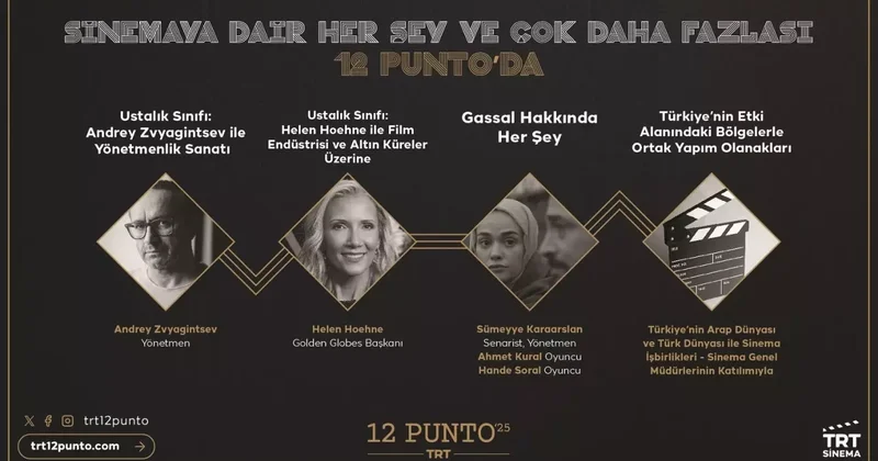Sinemaya dair her şey 12 Punto 2025 te
