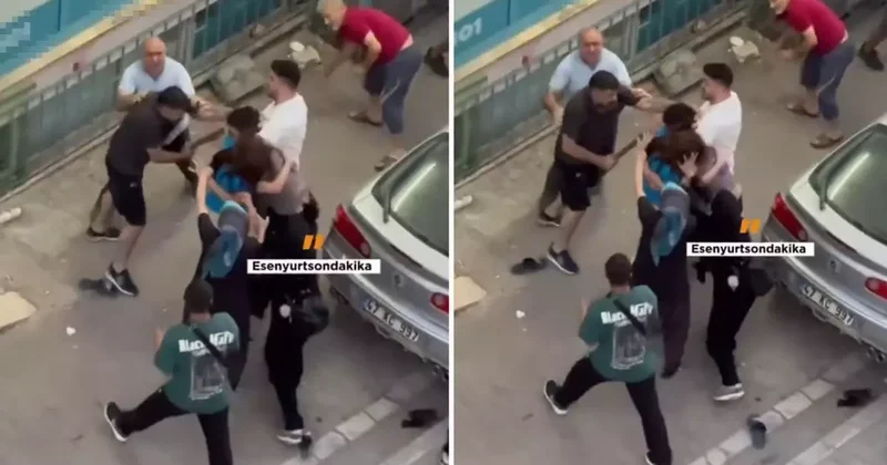 Kavganın ortasında kalan genç kız, sopa darbesiyle bayıldı