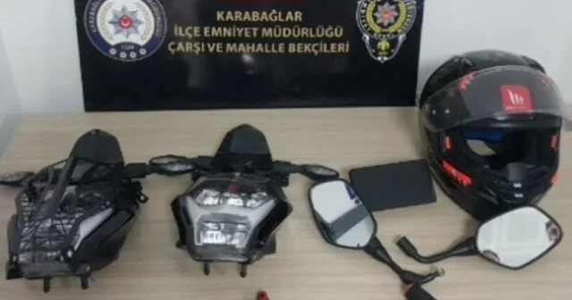 Motosiklet hırsızı suçüstü yakalandı İzmir Haberleri