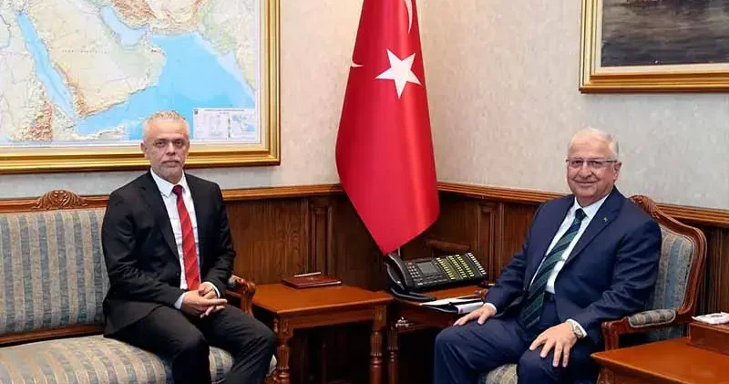 Bakan Güler, KKTC nin Ankara Büyükelçisi Korukoğlu nu kabul etti