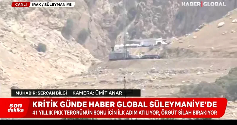 PKK o noktada silah bırakıyor: Haber Global den Irak Süleymaniye de çok özel görüntüler