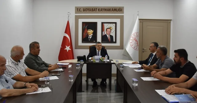 Boyabat OSB Müteşebbis Heyeti toplantısı yapıldı Sinop Haberleri