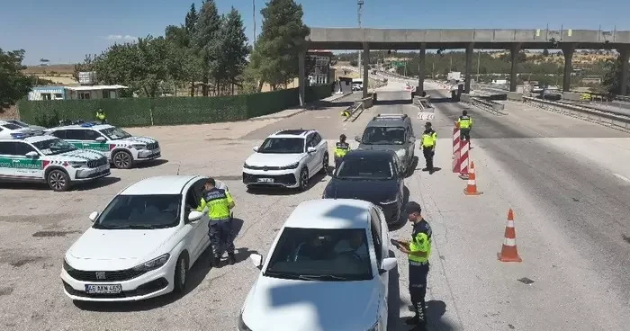 Gaziantep’te 215 araca 356 bin TL ceza