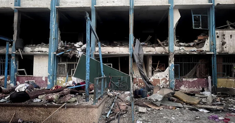 Katil İsrail den okula hava saldırısı: 6 ölü, çok sayıda yaralı