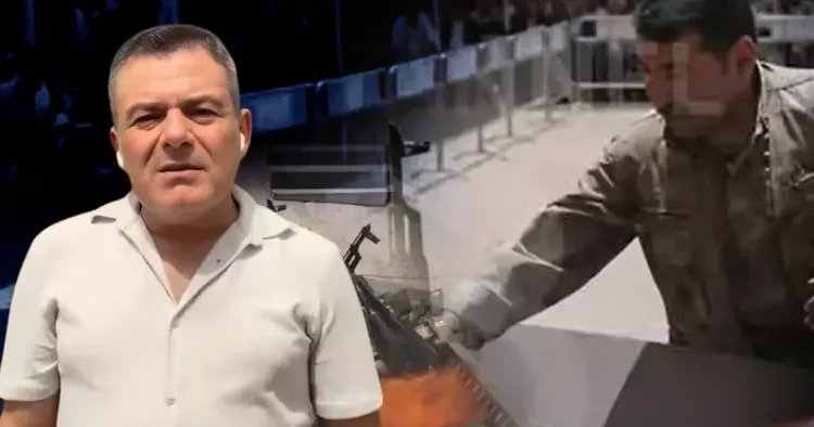 PKK silahlarını kazana koyup yaktı! Tören alanındaki çarpıcı ayrıntıları Nihat Uludağ anlattı