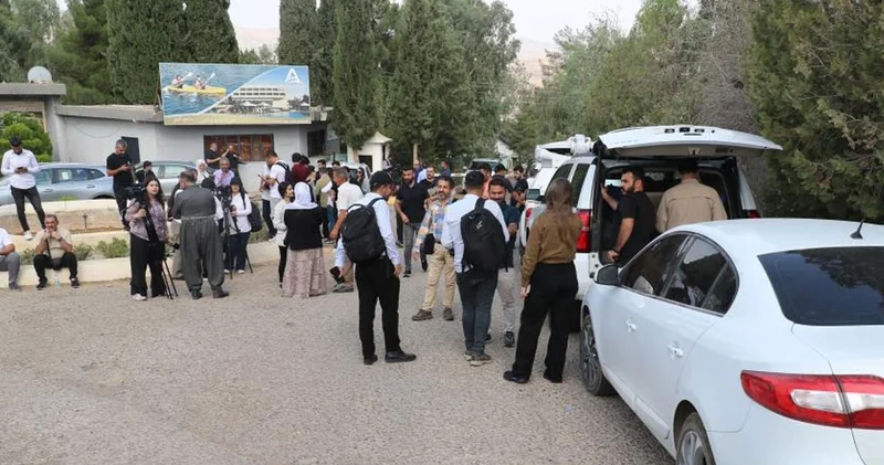 Terör örgütü PKK’nın silah bırakacağı eylemi birçok ülkeden yüzlerce basın mensubu takip ediyor
