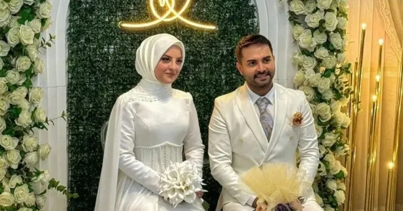 İki ay önce nikah masasına oturan Kadir Ezildi eşiyle kına gecesinde göbek attı