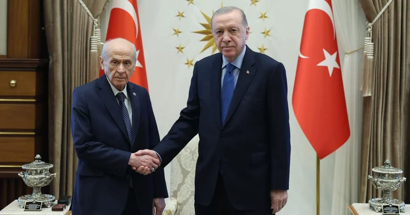 Erdoğan ve Bahçeli den Terörsüz Türkiye görüşmesi