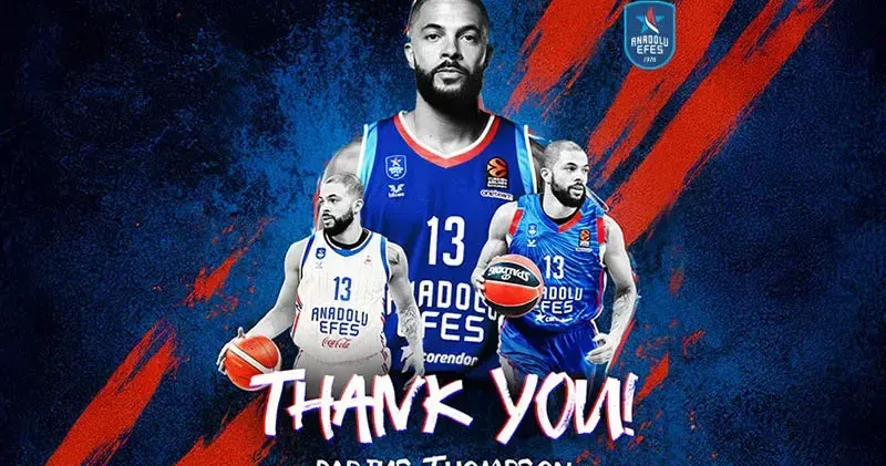 Anadolu Efes te Darius Thompson ile yollar ayrıldı