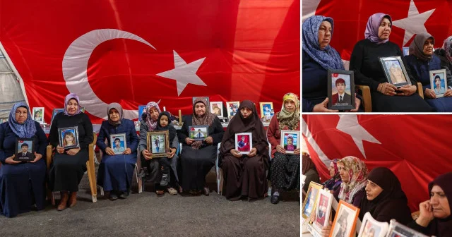Diyarbakır anneleri terör örgütü PKK dan bir grubun silahlarını imha etmesinden memnun Politika Haberleri
