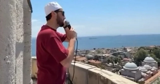 Ayasofya’nın yeniden ibadete açılışının 5. yılı çift ezan okunarak anıldı VİDEO İZLE