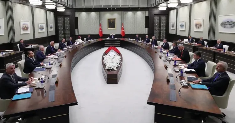 Cumhurbaşkanlığı Kabinesi Beştepe de toplandı