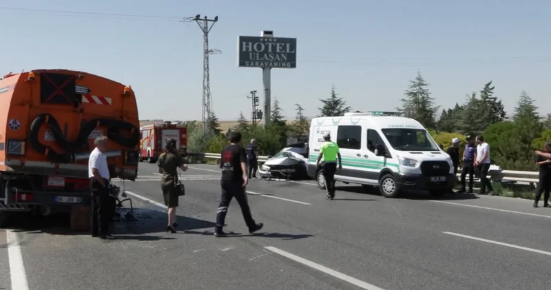 Ankara da iş görüşmesine giden mühendis kazada hayatını kaybetti