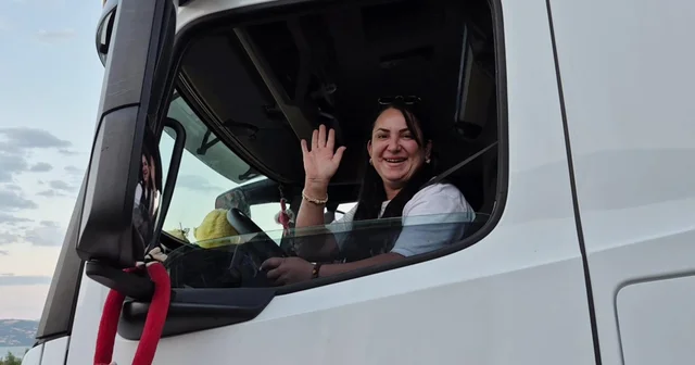 TIR şoförü Nazan: İşimi severek yapıyorum, kadın şoförler çoğalsın istiyorum Isparta Haberleri