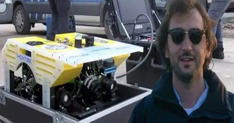 Teknesi parçalanmış halde bulunan iş insanı insansız su altı robotu ile aranıyor
