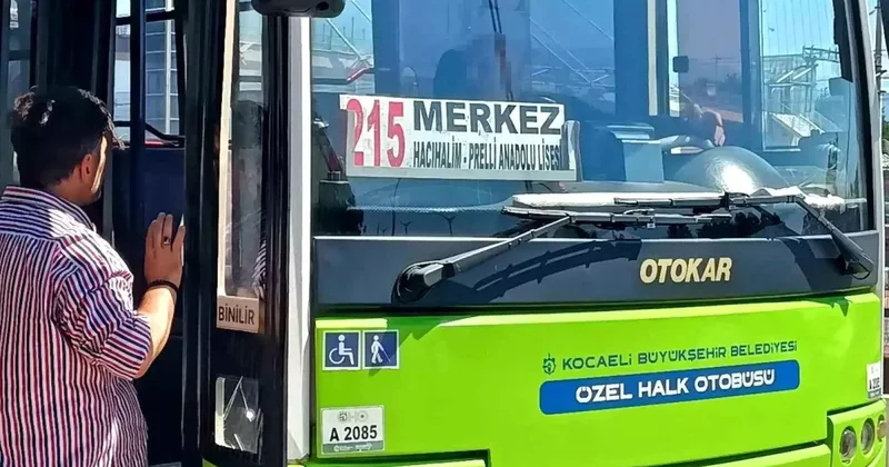 Kocaeli de Şoför Bıçakla Kendini Rehin Aldı