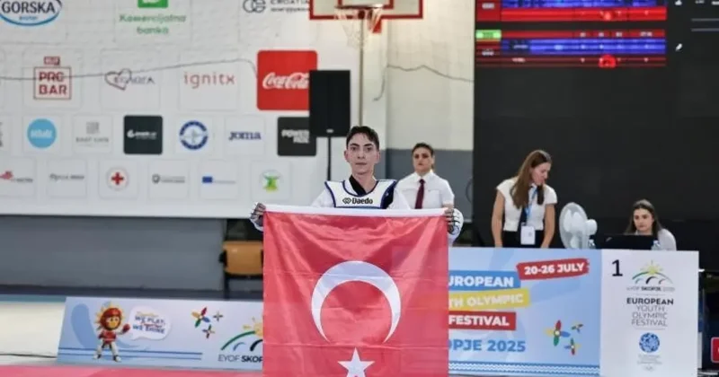 220 bin nüfuslu şehirden çıktı: Genç sporcu Avrupa Şampiyonu oldu