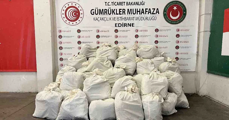 Kapıkule’de 692 kilogramlık uyuşturucu operasyonu! 10 kişi tutuklandı