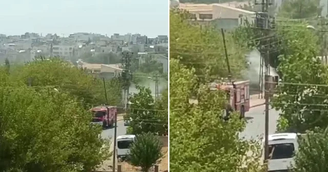 Sıcak havada aşırı ısınan trafo alev aldı Adıyaman Haberleri