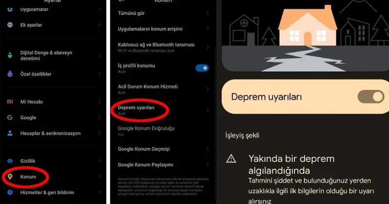 Depremi 30 saniye önceden bildirdi: Bildirimleri açmak için bu adımları hemen uygulayın Sözcü Gazetesi