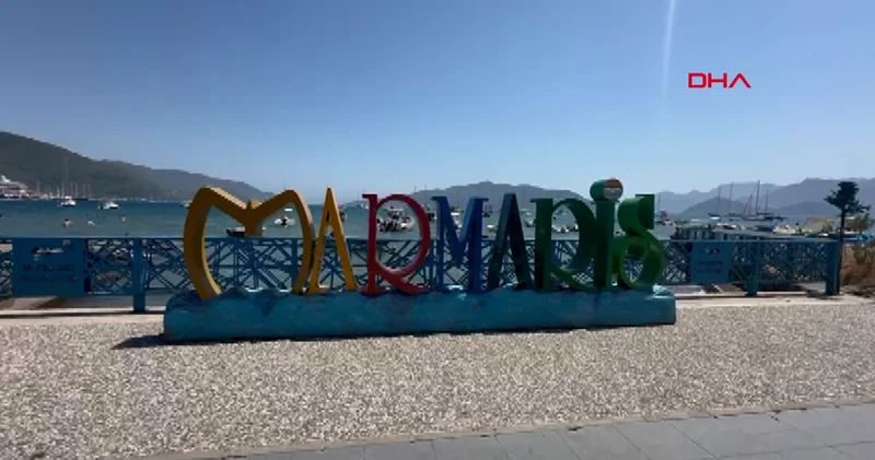 Marmaris sahilleri doldu