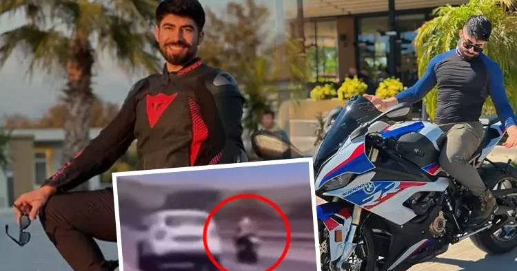 Ünlü motosikletçi hayatını kaybetmişti! Feci kazanın görüntüsü ortaya çıktı