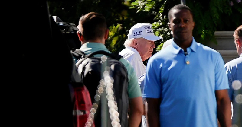ABD Başkanı Trump golf sahasına giderken evsizlerle karşılaştı: Washington ı terk edin Dış Haberler