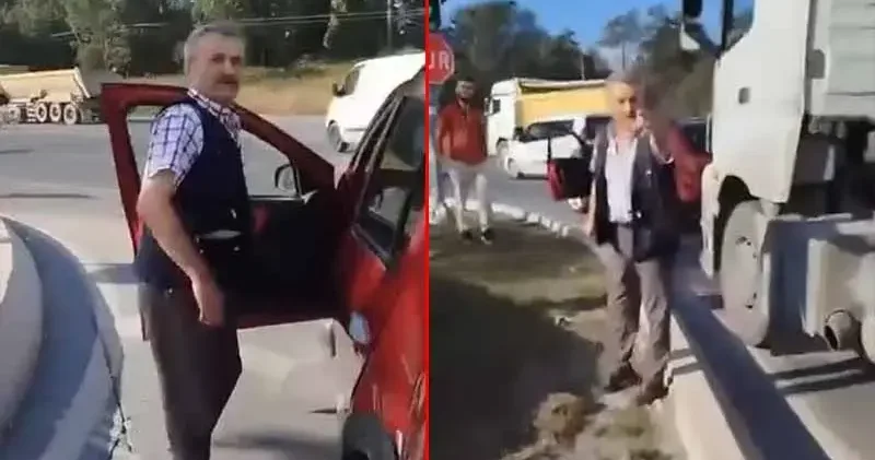 Arnavutköy de tartıştığı kamyon şoförünün üzerine bıçakla yürüdü