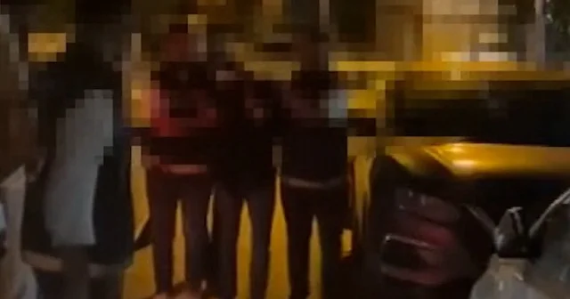 Arnavutköy de düğün konvoyunda havaya ateş açan 3 şüpheli yakalandı VİDEO İZLE