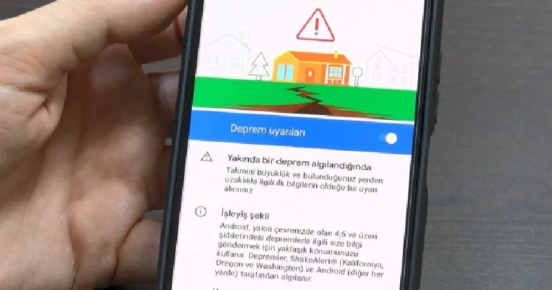 Deprem anında yıkıcı dalgalardan önce sinyal alabilmek mümkün: Android de Google deprem bildirimi nasıl açılır?