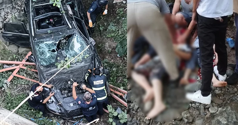 12 yaşındaki sürücü lüks otomobil ile takla attı! Görüntüler ortaya çıktı