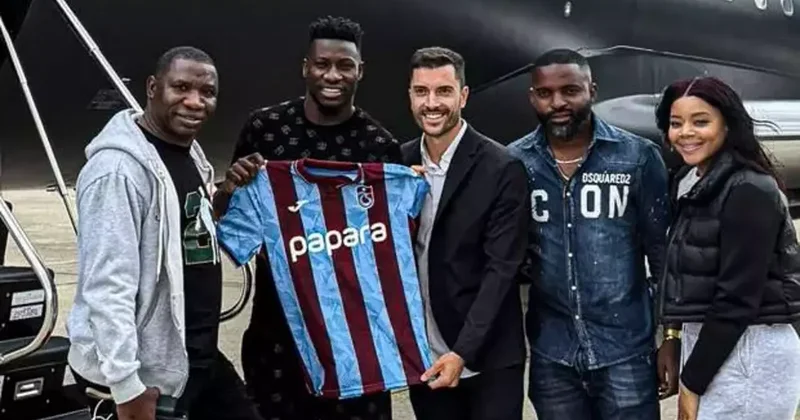 Trabzonspor, F.Bahçe maçı öncesi Onana yı imzaya getirdi! İşte ilk sözleri