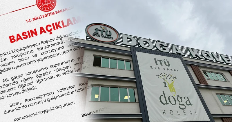 MEB den el konulan Doğa Koleji ne dair açıklama