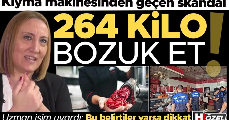 Kıyma makinesinden geçen skandal: 264 kilo bozuk et! Rengi, kokusu ve dokusu bu belirtileri gösteriyorsa dikkat