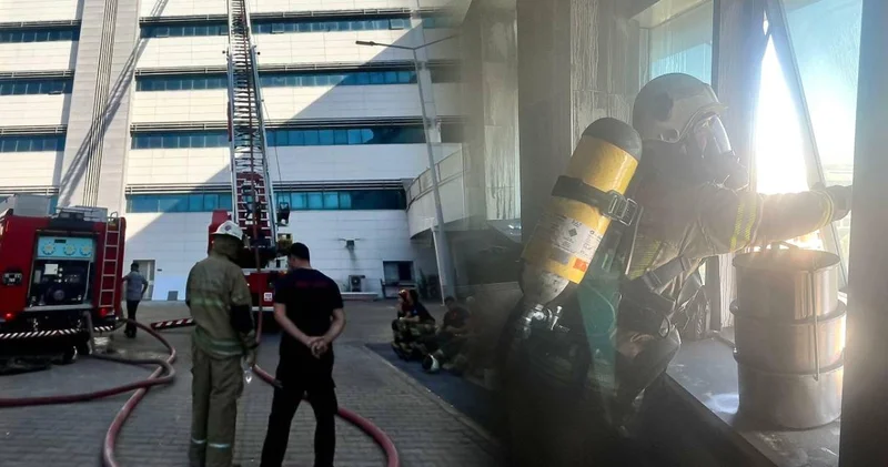 Hastanede yangın paniği! Hastalar tahliye edildi