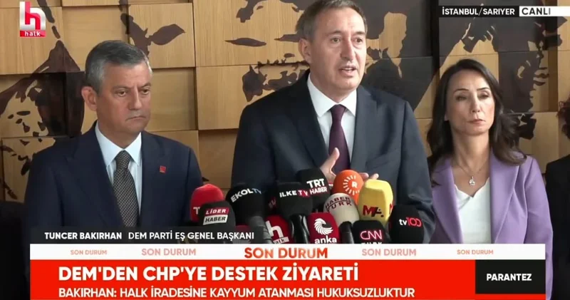 Özel in ofisinde açıkladılar! DEM Parti: Süreç bu uygulamalar ile tıkanıyor!